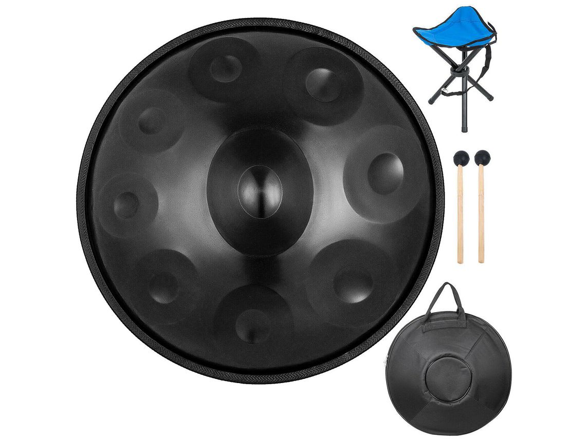 Tambor Handpan Harmônico Marrom de 22 Polegadas 9 Notas VEVOR