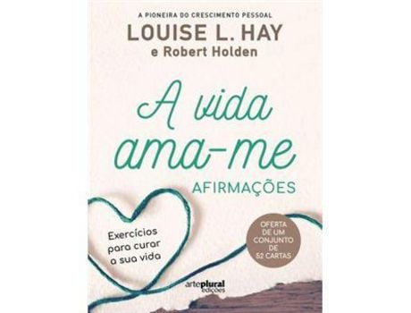 Livro A Vida Ama-me: Afirmações de Louise L. Hay ( Português )