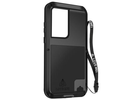 Capa para Samsung Galaxy S23 Ultra LOVE MEI Anti-Choque Preto