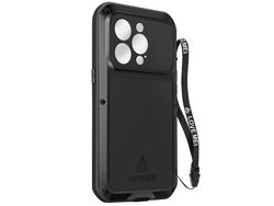 Capa para iPhone 14 Pro Max LOVE MEI Anti-Choque Preto