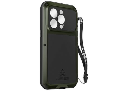 Capa para iPhone 14 Pro Max LOVE MEI Anti-Choque Laranja