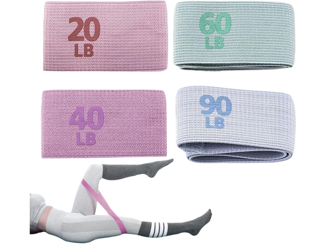 Faixas Elásticas De Exercício Para Alongamento E Treinamento | Resistência Fitness, Ioga Academia