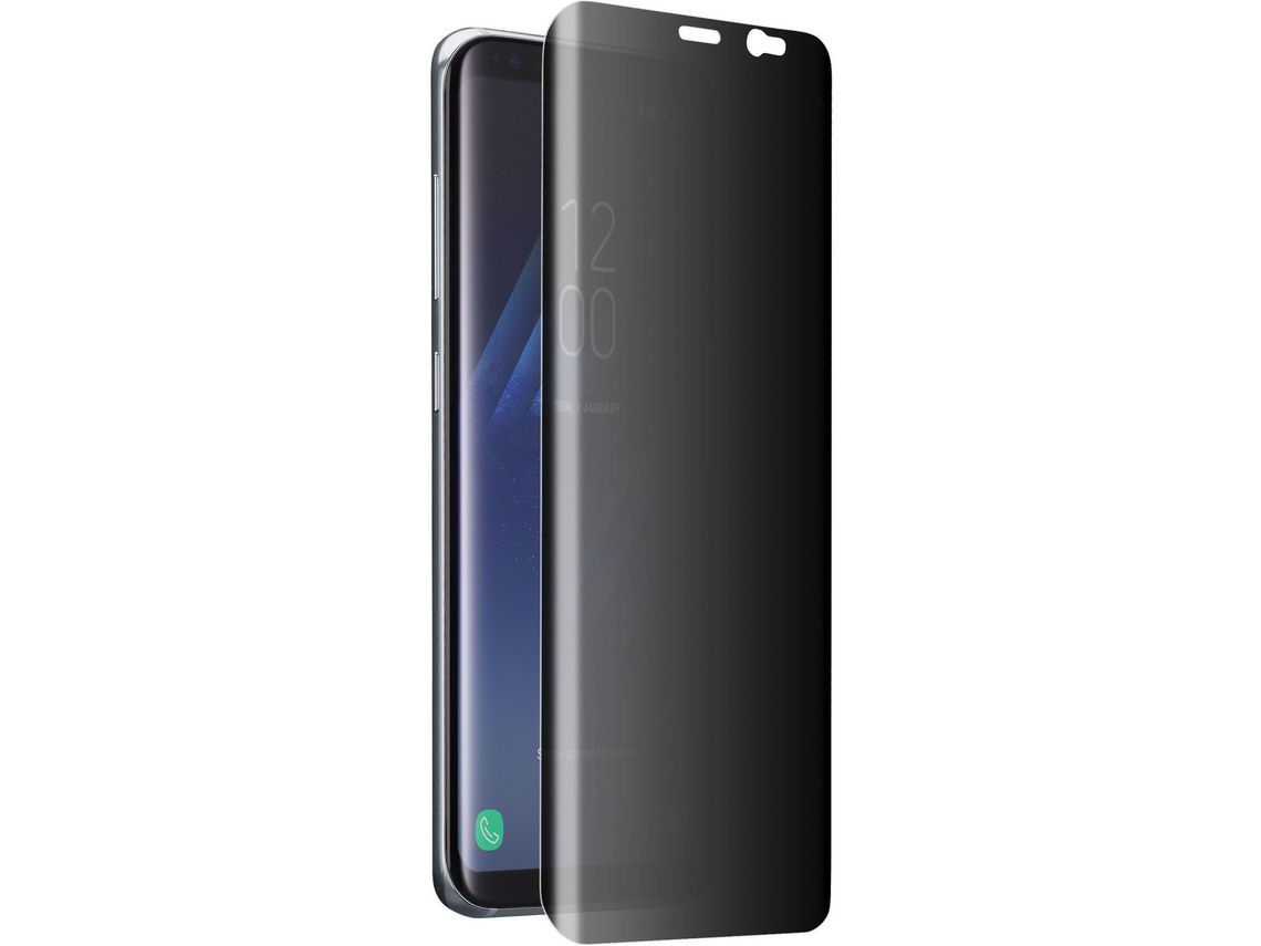 Película de Ecrã para Samsung Galaxy S8+ CELLULARLINE Preto