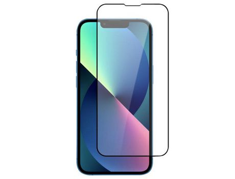 Película de Ecrã para iPhone 13/13 Mini 4SMARTS Vidro Temperado Preto