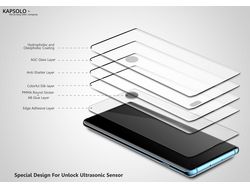 Pelicula de Vidro KAPSOLO Galaxy Note Ultra 5G Pro