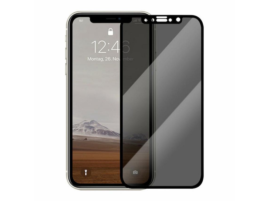Película de Ecrã para iPhone XS Max/XS WOODCESSORIES Preto