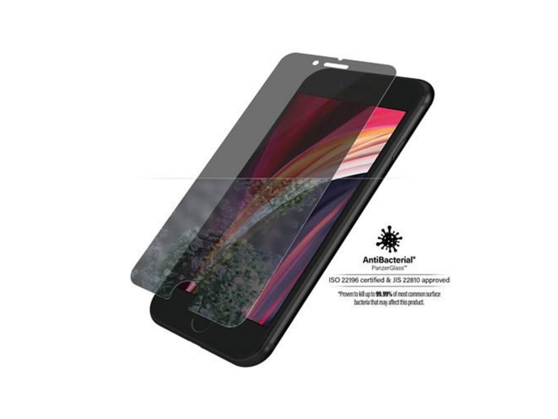 Pelicula de Vidro PANZERGLASS iPhone 8, iPhone SE 2022, iPhone 6s, iPhone SE, iPhone 6, iPhone 7