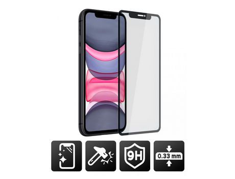 Película de Ecrã para iPhone 11 ALTADIF Vidro Temperado Preto
