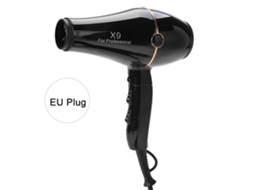 Secador De Cabelo Profissional 2000w Com Temperatura Constante Secagem Rápida Estilo Salão Preto