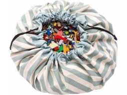 Saco de Brinquedos PLAY&GO Riscas Verde