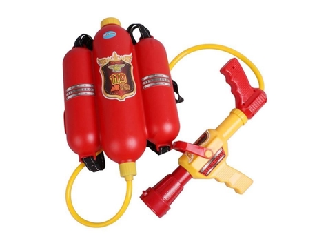 Criança fogo mochila bico pistola de água brinquedo pistola de ar pressão de água para turismo de praia e outras atividades ao ar livre LESHP