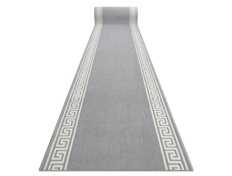 Passadeira Bcf Morad Grek Grego Cinzento 100 cm