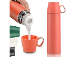Garrafa Térmica Rebe de 500ml em Aço Inoxidável com Tampa