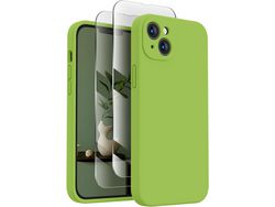 Capa para iPhone 14/14 Pro Textura Macia Verde