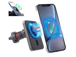 Suporte Sem Montagem Carro Rotação Ímã Forte Carregamento YIZHOOD Preto