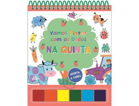 Livro Vamos Pintar com os Dedos - Na Quinta de Vários ( Português )