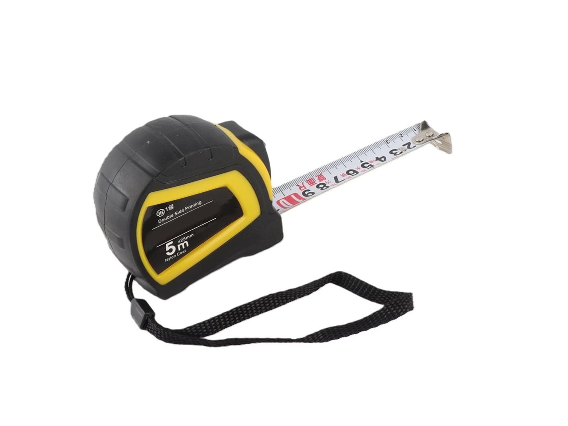 Fita Métrica De Aço, Extensível E Com Trava Automática, Para Carpintaria, 5m X 25mm