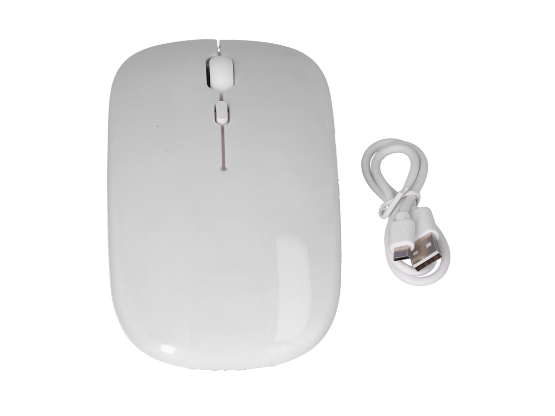 2026 rato Sem Fio Recarregável Ergonômico Silencioso Branco
