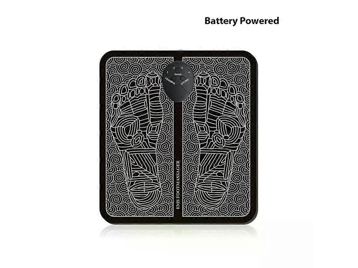 Tapete De Massagem Para Pés Ems Elétrico Personalizável, Com Estimulação Muscular Elétrica, Dobrável E Almofada Pa Ra Massagem.