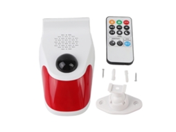 Alarme Solar com Detector de Corpo Humano, Voz, Alto Decibel | S/MARCA