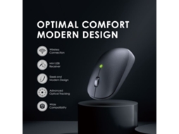 Mouse sem fio Oraimo Smartmouse F com design moderno, controle preciso | S/MARCA