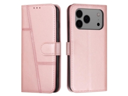 Capa Para Iphone 17 Pro Max Em Couro De Bezerro Com Fivela