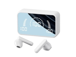 Fones de ouvido sem fio Bluetooth V9 Mirror Noodle com compartimento de carregamento Hengrongshen