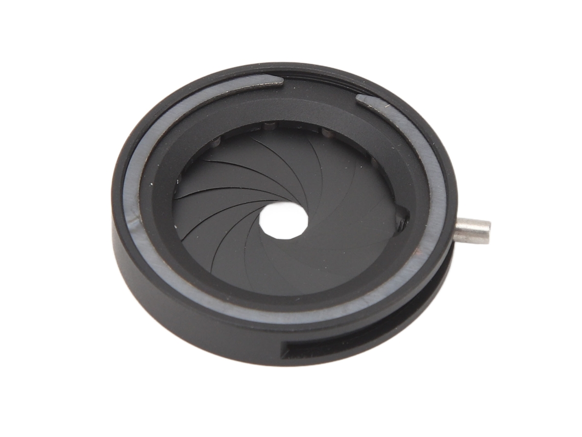 Adjustable Iris Aperture Diaphragm 1.2 To 18mm Aluminium Alloy 12 Blades Manual Control Lens Adapter For Camera Microscope LAXISCREED