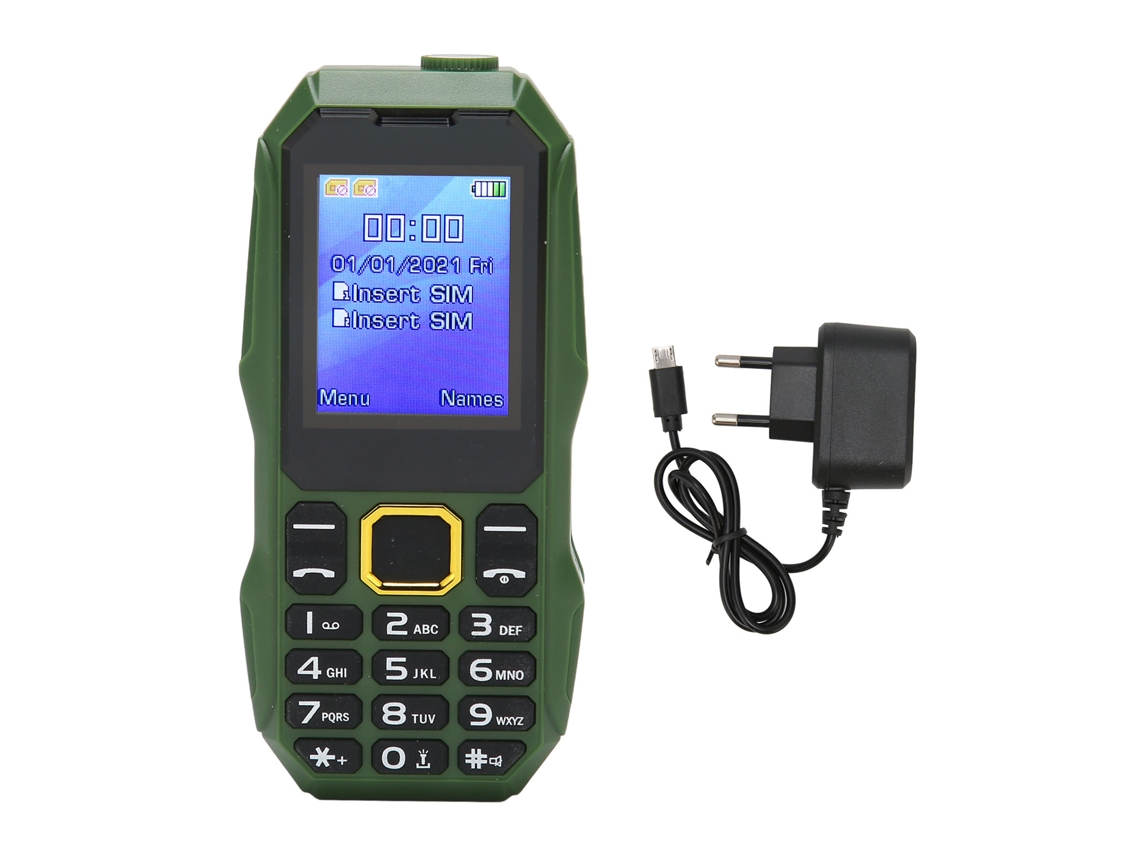 Mali telefone Celular Desbloqueado para Idosos com Botões Grandes Bateria 5800mah Dual Sim 2g