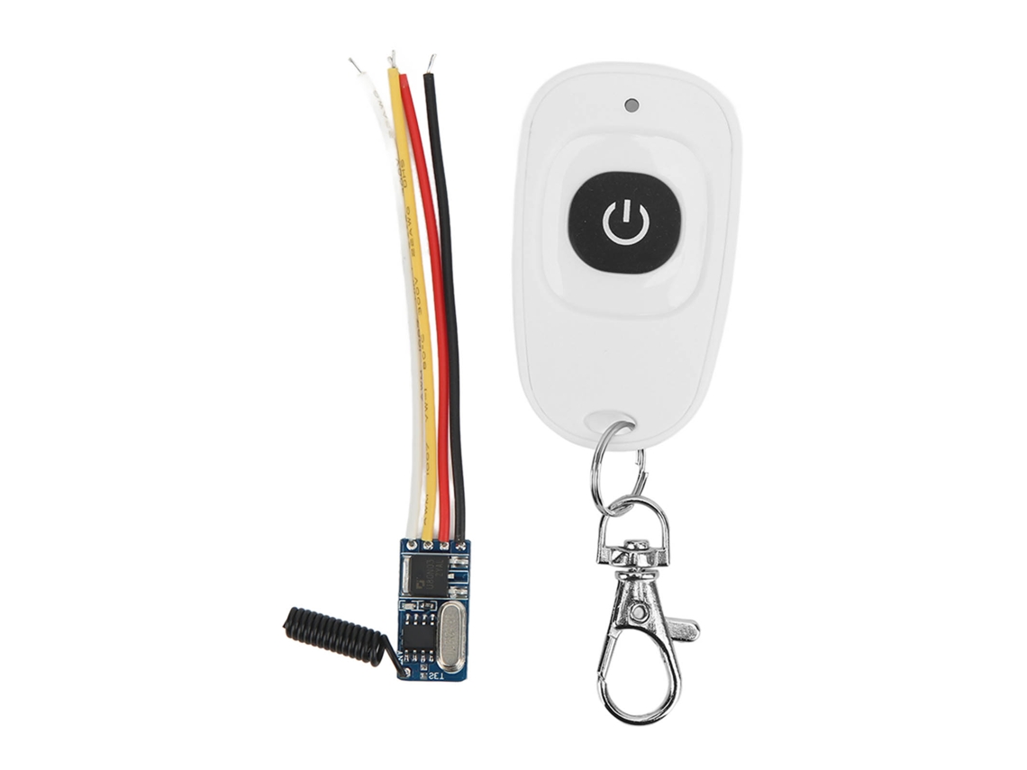 Interruptor mini com receptor para luz LED DC3.5-12V S/MARCA