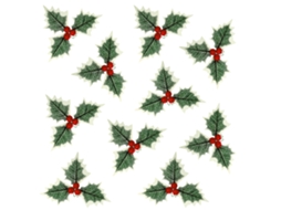 Pack de Frutos Vermelhos e Folhas Artificiais para Natal LAXISCREED