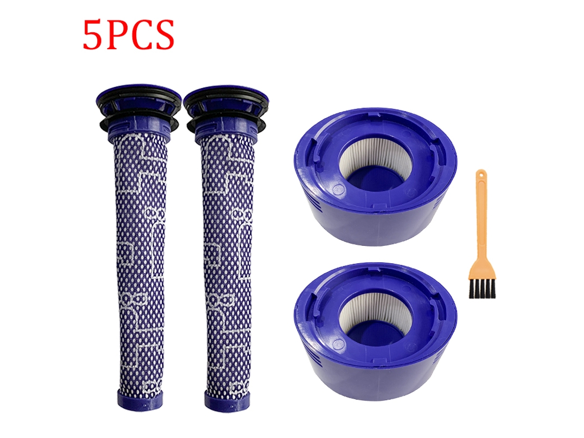 Pré-filtros e pós-filtros hepa peças de reposição para kit de acessórios de aspirador de pó sem fio Dyson V8 V7