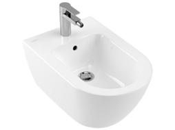 VILLEROY & BOCH Bidet Subway 2.0 540000 375X565Mm 1 Furo com Transbordo Cor: Cerâmica Branca Plus