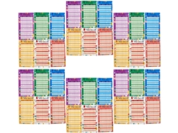 Inserts De Planification Budgétaire 36 Feuilles À Six Trous Papier Extra-épais Résistant Déchirure Portable