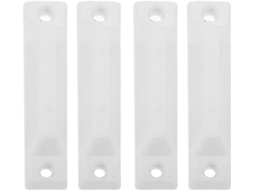 Puxador De Janela Deslizante Pretyzoom, 4 Peças, Plástico Branco, Design Espesso Com Aderência Segura Para Guarda Roupa