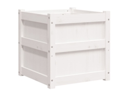 Garden Planter, Garden Planters Vidaxl Branco Madeira De Pinho (n/a)