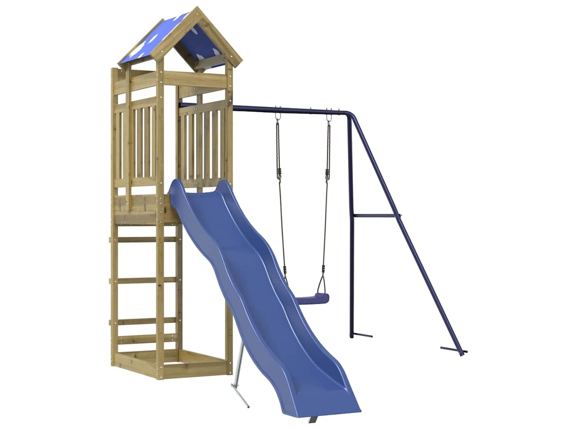 Conjunto de brincar para exterior VIDAXL madeira de pinho impregnada