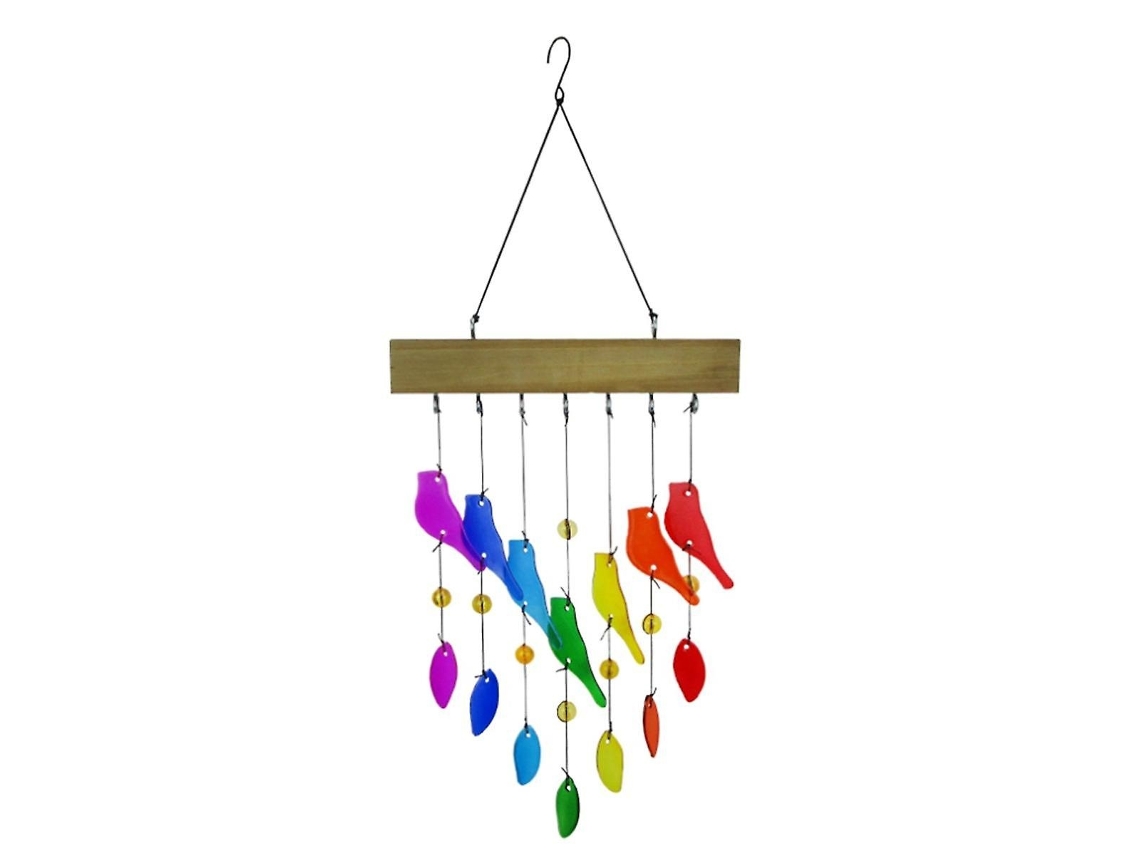 Sinos De Vento Lurelia Para Jardim E Pátio, Para Varanda, De Cristal, De Vidro, 71 Cm, 30 Cm, 3 Cm