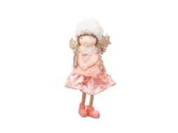 Vestido Pink Lace Com Fecho De Anjo E Decoração Natal Da Laxiscreed, Produto Novo
