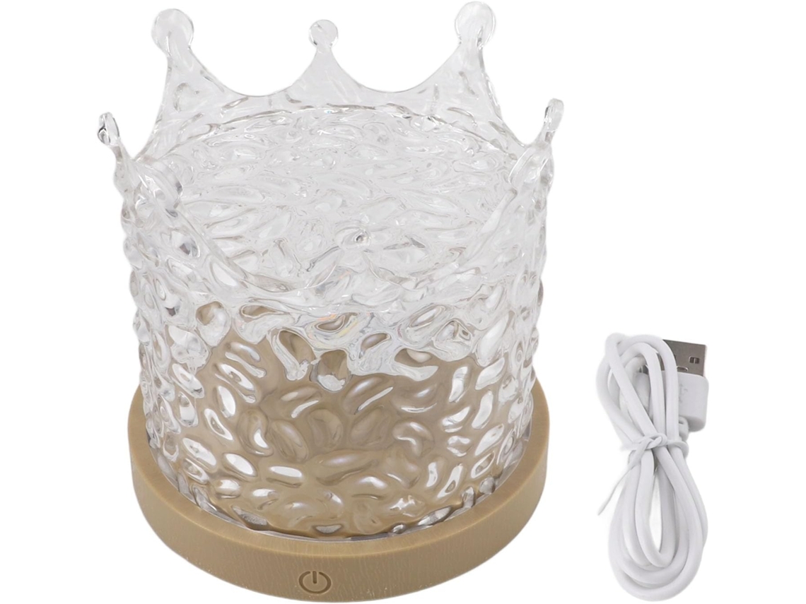 Luminária Noturna Ripple, Efeito Ondulatório Único Na Água, 3 Cores,