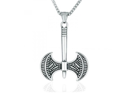 2026-collar Labrys Hacha De Dos Cabezas Acero Inoxidable Símbolo Lésbico Lgbt Joyería Para Mujer Y Hombre