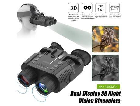 Visão Noturna Infravermelha Digital 850Nm Faixa de Visão Noturna Infravermelha de 300 M e Vídeo 4K Hd MIOLOE