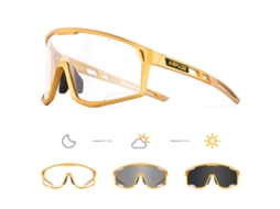(estilo 16) Óculos De Ciclismo Fotocromáticos Unissex, Lentes De Polipropileno Translúcidas Com Proteção Uv400.
