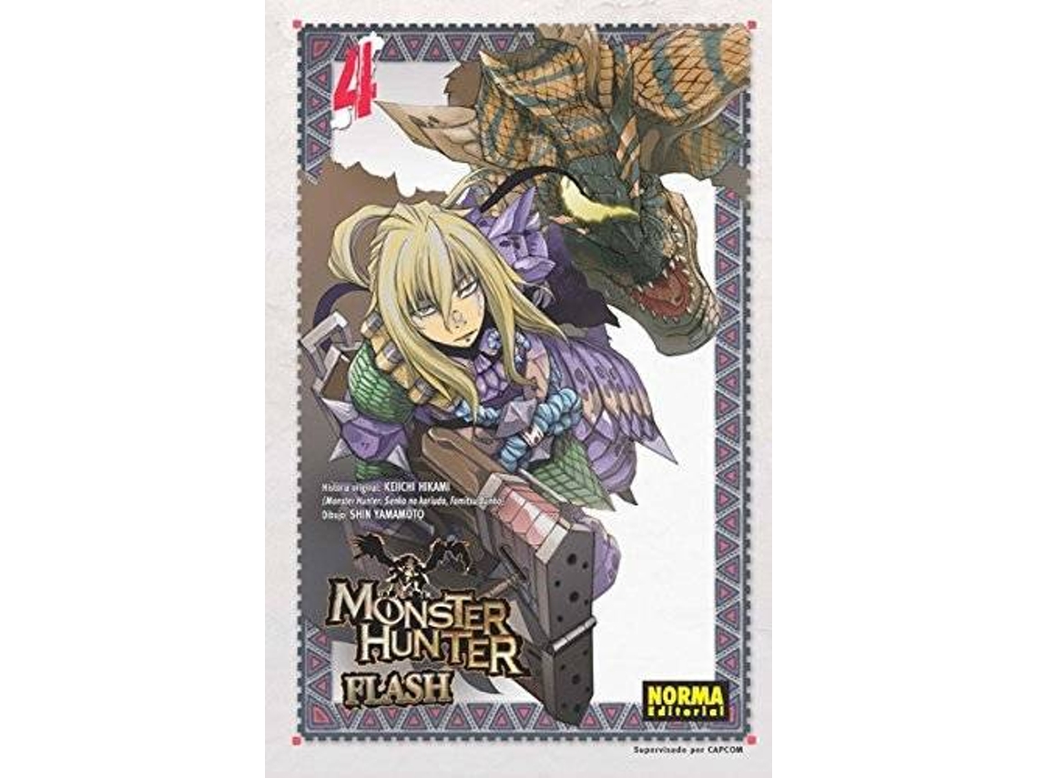 Livro Monster Hunter Flash, 4 de Hiro Mashima (Espanhol)
