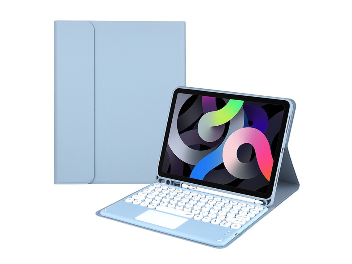 Lurelia Capa Com Teclado Bluetooth Para Ipad Pro 9.7 Com Tampa Redonda