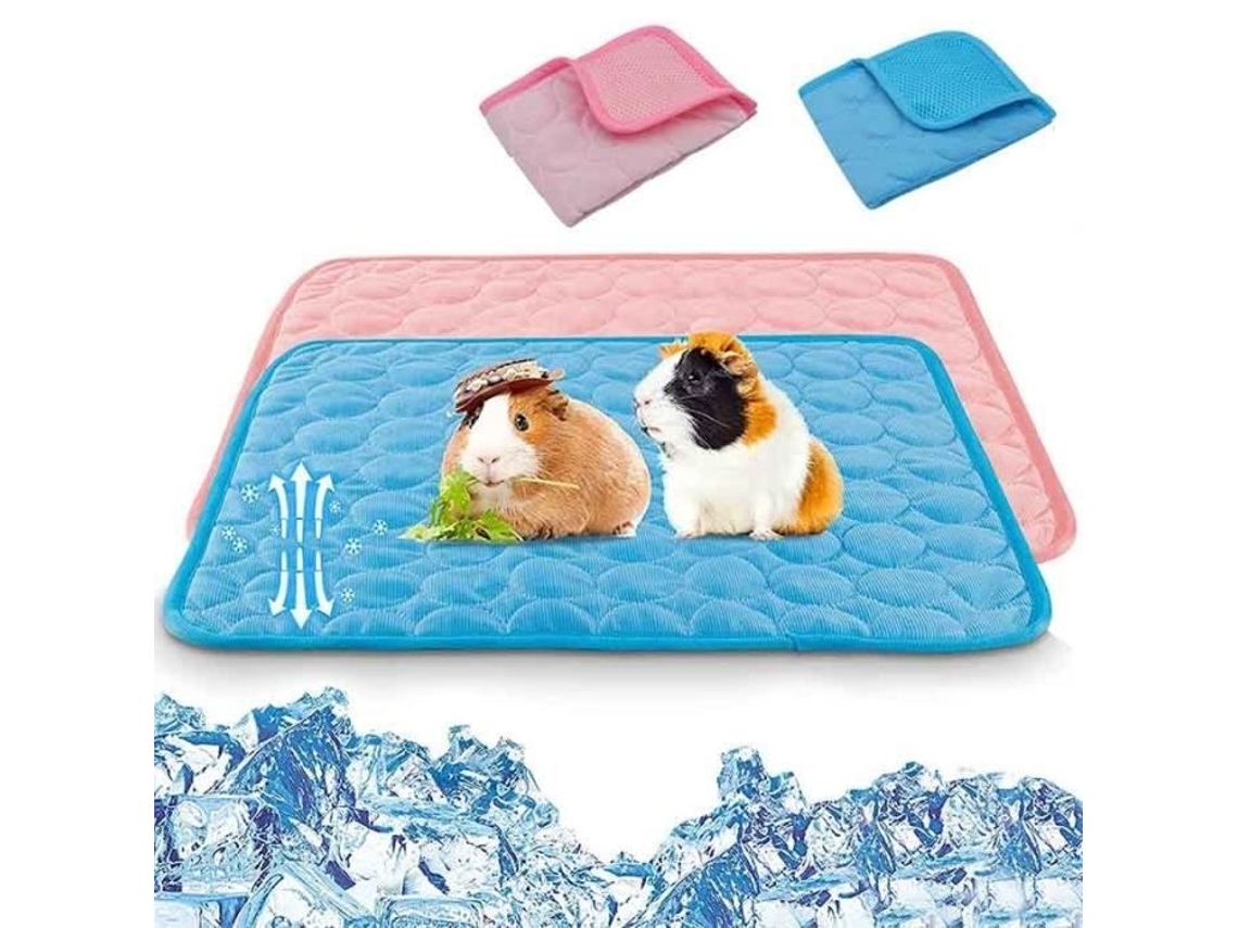 Conjunto de 2 Tapetes Refrescantes, para Pets, Uso no Verão, Branco AQUAFORGE
