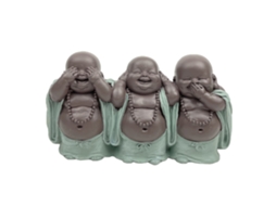 Figura Decorativa BY SIGRIS  Buddha não vai ouvir-fala