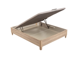 Sommier com Arrumação Suspensa PIKOLIN Design - 150x190cm (36 Cm de Altura - Natural)