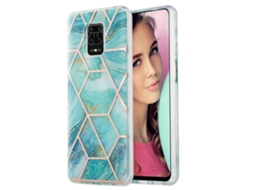 Capa Protetora De Tpu Com Padrão De Mármore 3d Eletroplaqueado Para Xiaomi Redmi Note 9s / 9 Pro / 9 Pro Max