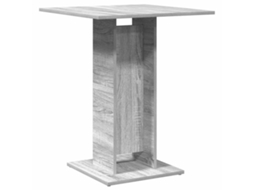 Mesa Bistrô em Derivados da Madeira Cinzento Sonoma MAISON EXCLUSIVE (60x60x75 cm)